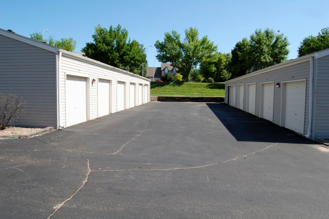 storage units at a self storage facility at The Lakeside Village